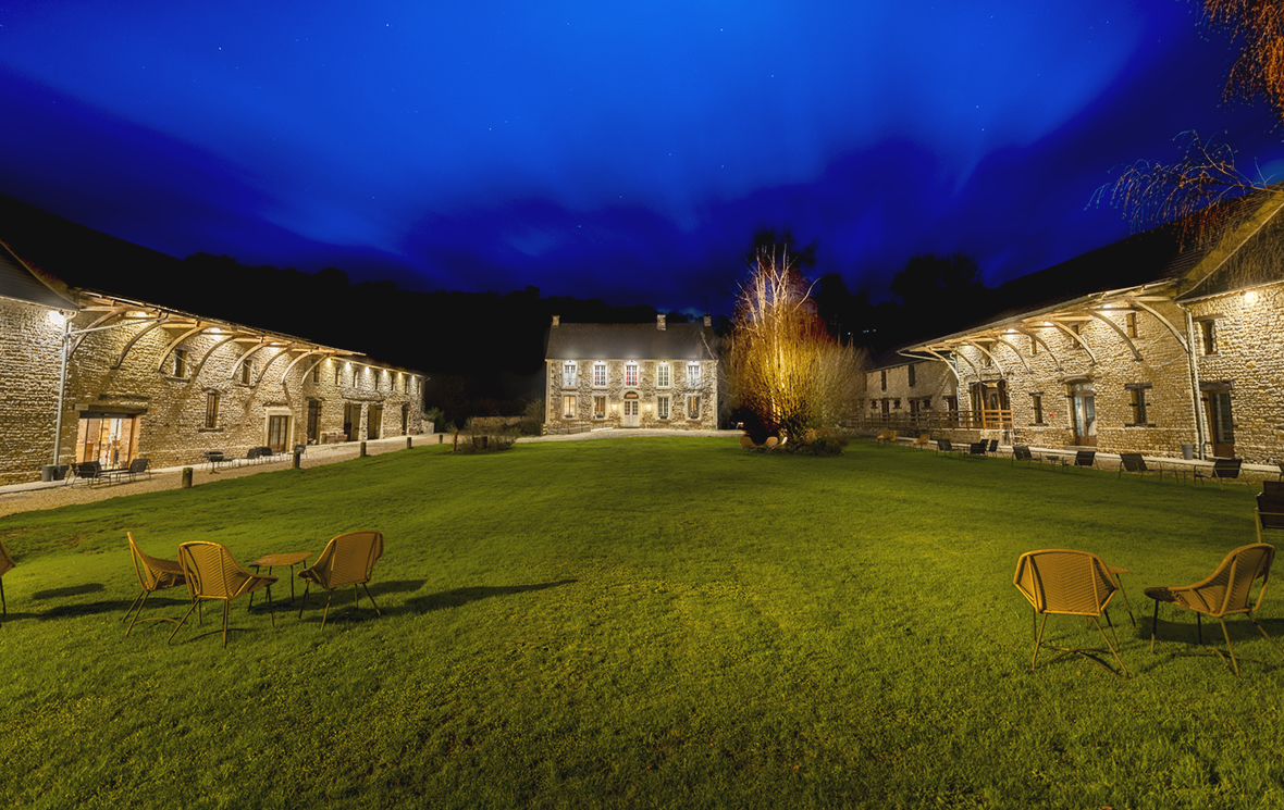 Le Domaine de la Pommeraye - by night